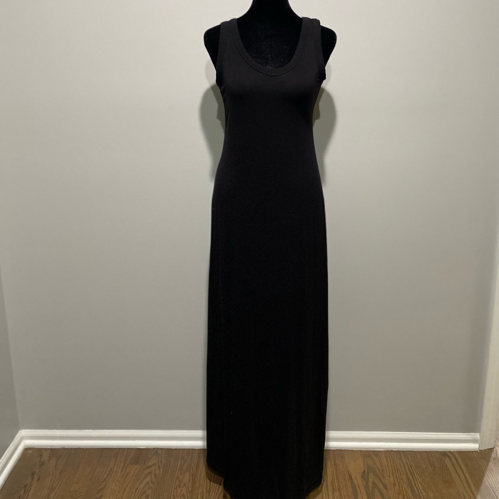 Joan Vass black dress, size S